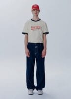 VINTAGE BASEBALL RINGER TEE ivory 李贤在同款