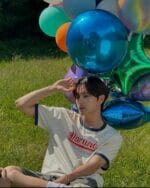 VINTAGE BASEBALL RINGER TEE ivory 李贤在同款