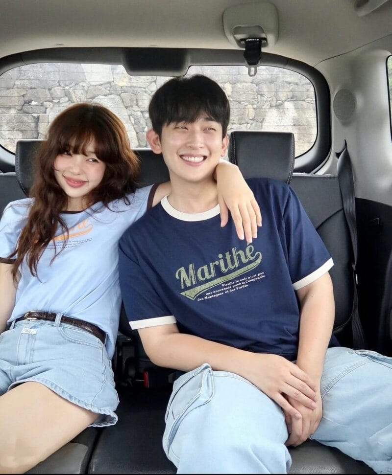 W VINTAGE BASEBALL RINGER TEE sky blue