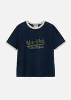 W VIINTAGE BASEBALL RINGER TEE navy