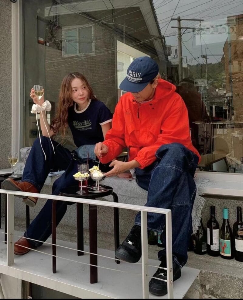 W VIINTAGE BASEBALL RINGER TEE navy