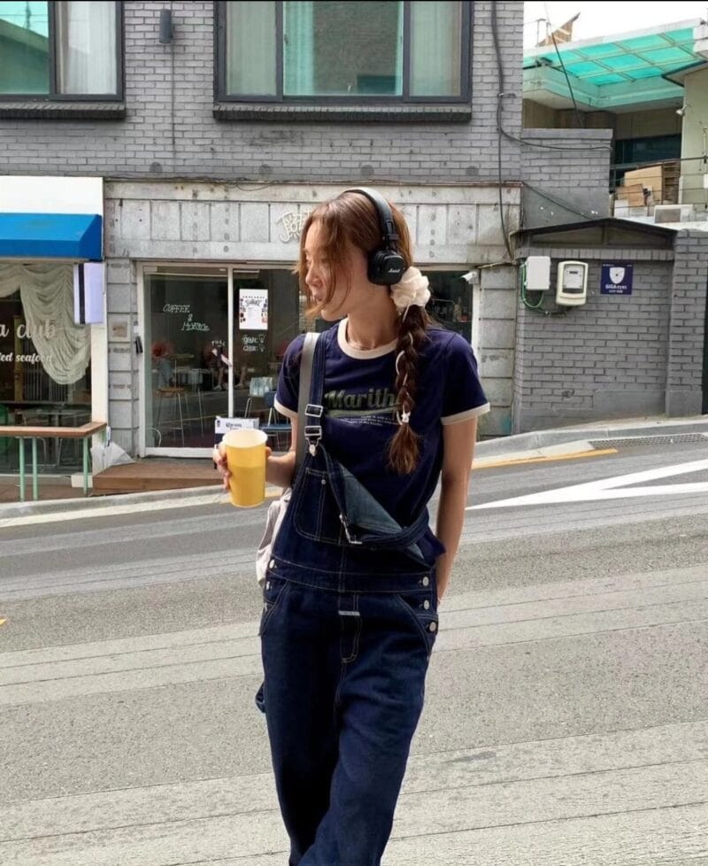 W VIINTAGE BASEBALL RINGER TEE navy