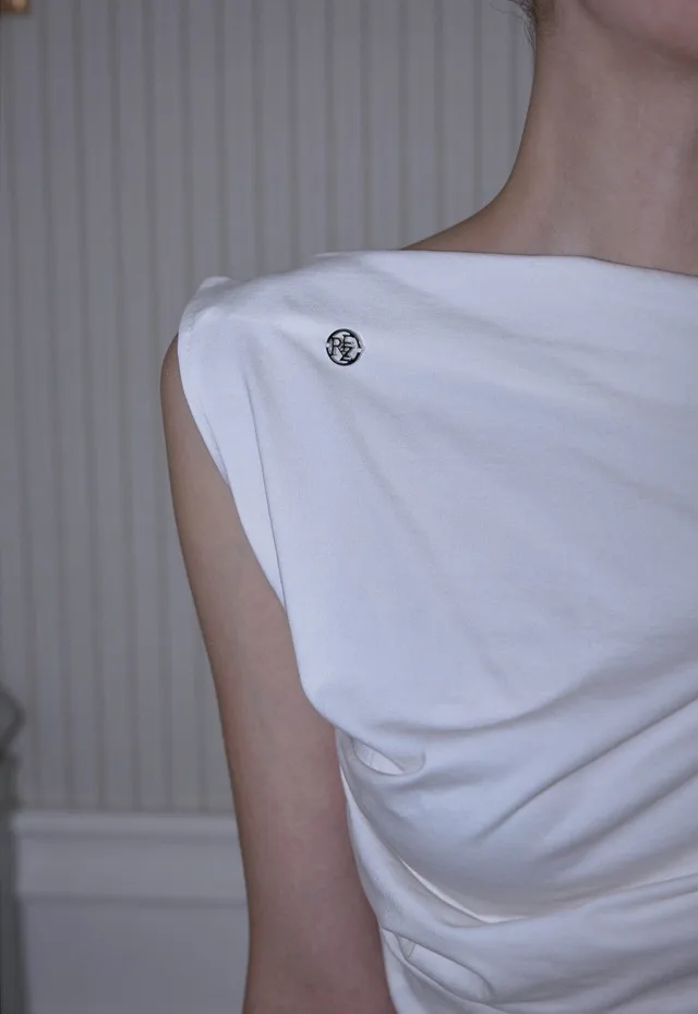 ★Rose Frantz★ Drape Off Shoulder Sleeveless [Pink] Rose Frantz】【網店限定】 Drape Off Shoulder Sleeveless [Pin