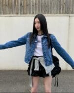 W CLASSIC LOGO RINGER TEE white