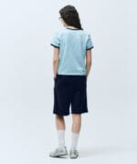 W CLASSIC LOGO RINGER TEE sky blue