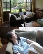 W CLASSIC LOGO RINGER TEE sky blue