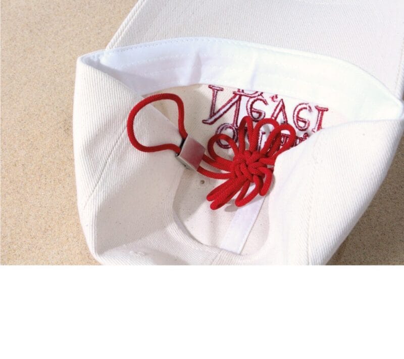 ONGO [FLOWER] KNOT CAP - RED