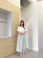 肌理感松紧腰 层次感气质半身裙 两色