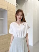 肌理感松紧腰 层次感气质半身裙 两色