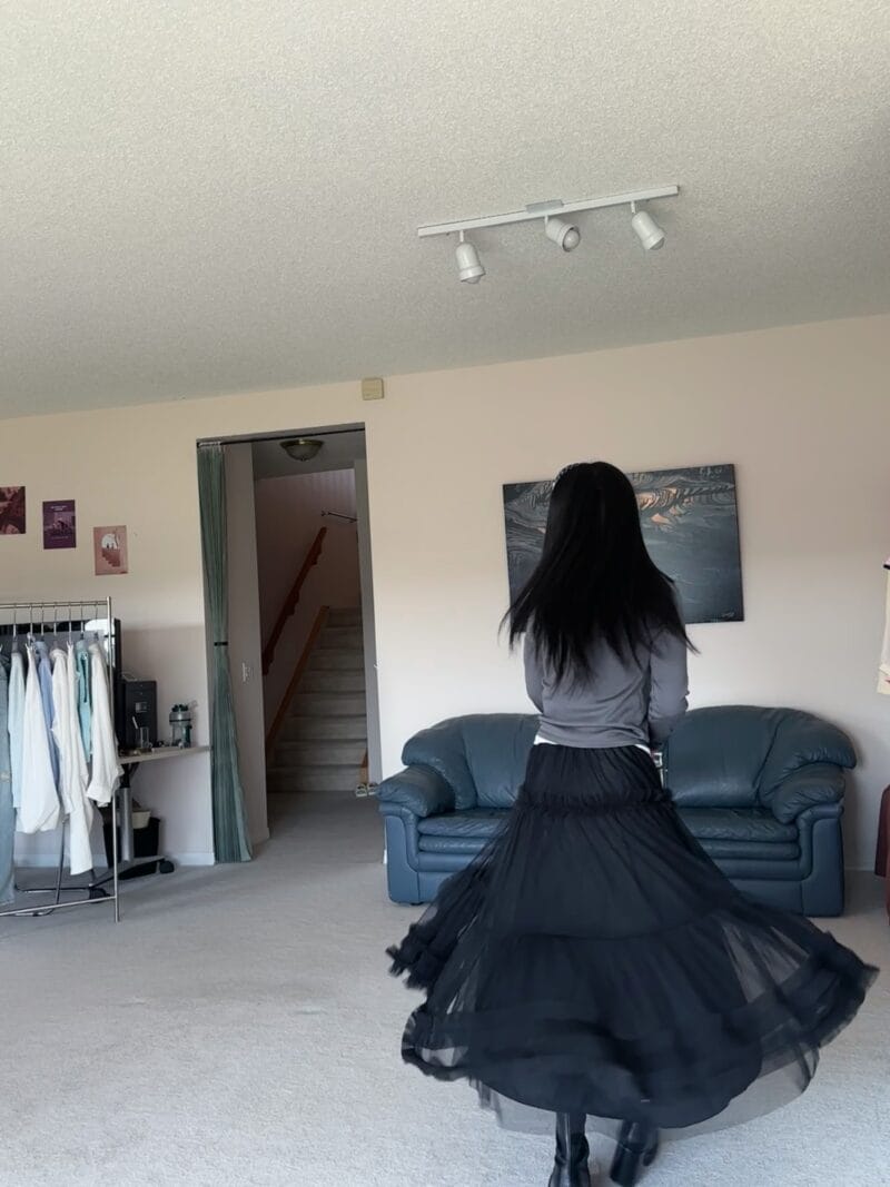 今年特别火的仙气飘飘的纱纱半身裙