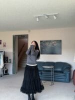 今年特别火的仙气飘飘的纱纱半身裙