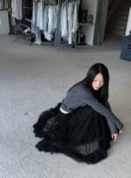 今年特别火的仙气飘飘的纱纱半身裙