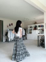 能贯穿四季的百搭格子裙 微胖友好