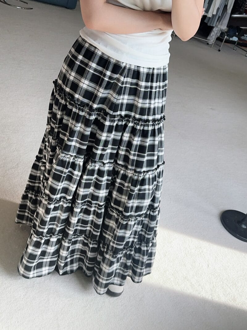 能贯穿四季的百搭格子裙 微胖友好