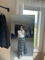 能贯穿四季的百搭格子裙 微胖友好