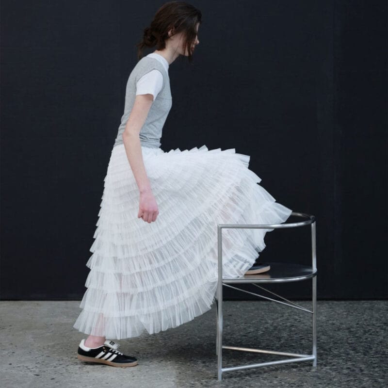 韩国ins爆款产品 人手一条千层蛋糕裙 超级无敌仙 两色