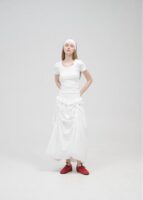 韩国ins爆款 小众品牌卖超贵的设计感花苞裙