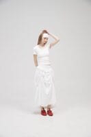 韩国ins爆款 小众品牌卖超贵的设计感花苞裙