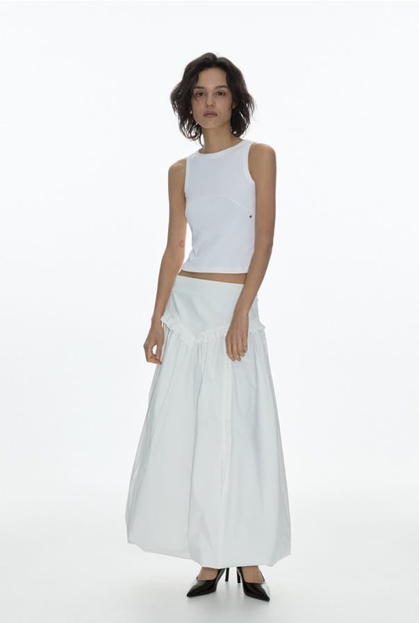 韩国ins爆款 小众品牌卖超贵的设计感花苞裙