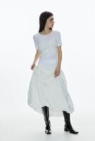 韩国ins爆款 小众品牌卖超贵的设计感花苞裙