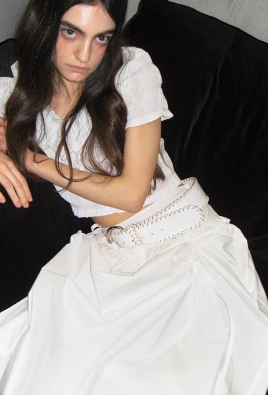 韩国ins爆款 小众品牌卖超贵的设计感花苞裙