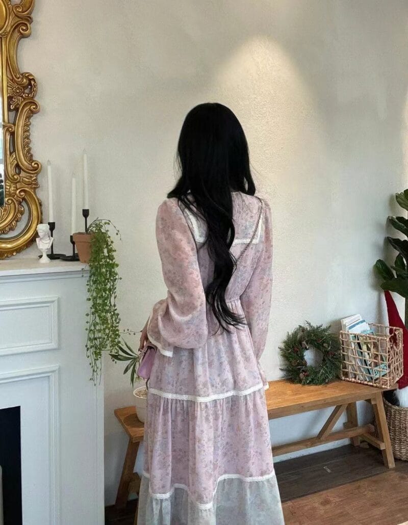 韩国碎花裙鼻祖 太漂亮了像公主一样的裙子