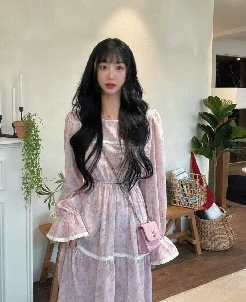 韩国碎花裙鼻祖 太漂亮了像公主一样的裙子