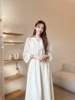 气质满分 肌理感连衣裙度假穿都可以 上班族友好