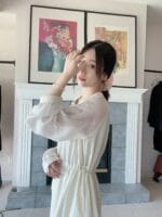 气质满分 肌理感连衣裙度假穿都可以 上班族友好