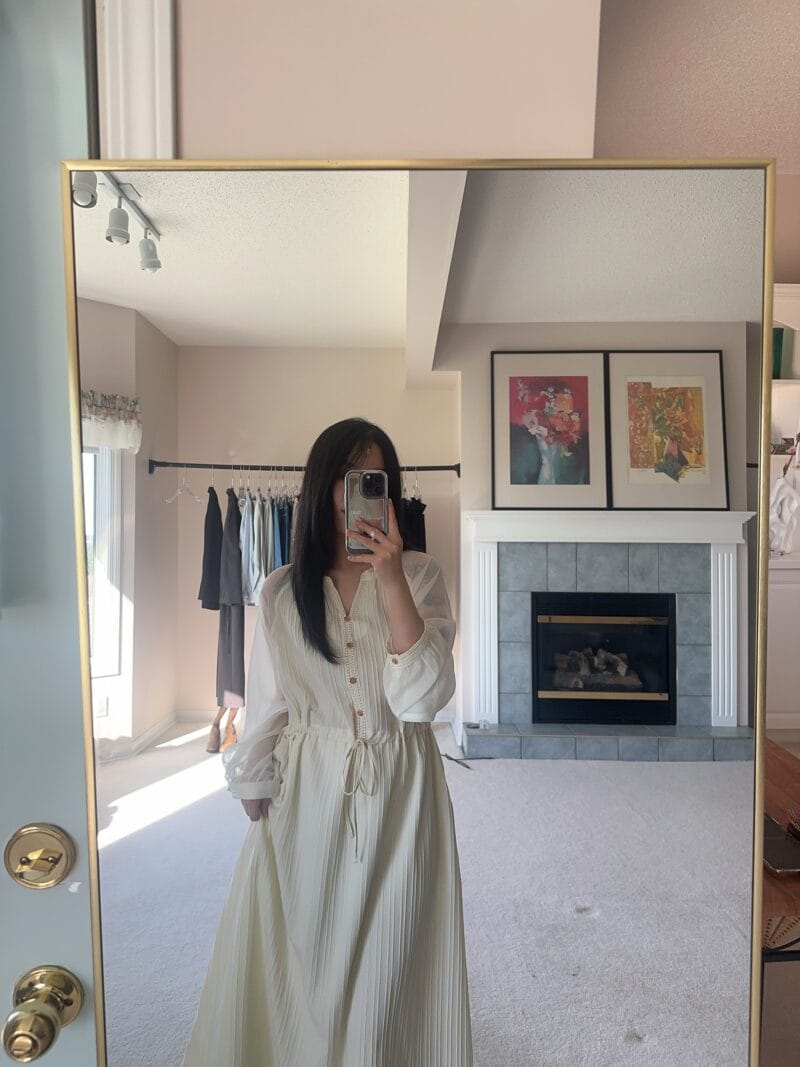 气质满分 肌理感连衣裙度假穿都可以 上班族友好