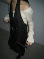 叠穿之神 居然会有这么酷的挂脖连衣裙