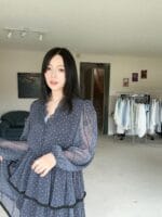 韩国碎花裙鼻祖 很有垂感的爱心公主蛋糕裙