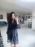 韩国碎花裙鼻祖 很有垂感的爱心公主蛋糕裙