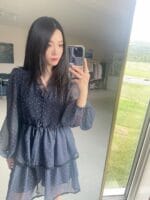 韩国碎花裙鼻祖 很有垂感的爱心公主蛋糕裙