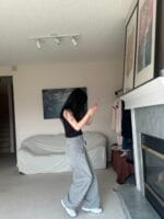 非常有垂感的阔腿牛仔裤 梨形天菜