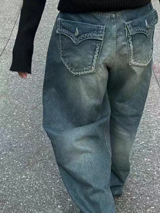 Aespa柳智敏Karina出镜率超高的阔腿牛仔裤