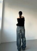 Aespa柳智敏Karina出镜率超高的阔腿牛仔裤