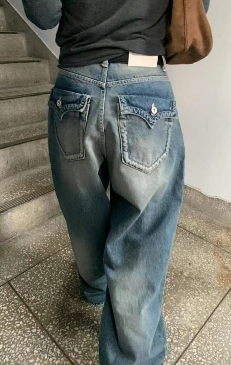 Aespa柳智敏Karina出镜率超高的阔腿牛仔裤