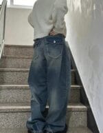 Aespa柳智敏Karina出镜率超高的阔腿牛仔裤