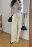 好温柔的香芋紫 露肩上衣