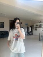 好可爱的绘画感图案 宽松tee