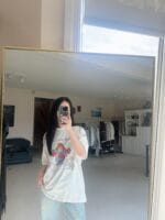 好可爱的绘画感图案 宽松tee