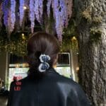 Trois de LEI 立体格纹发圈