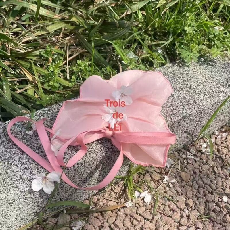 Trois de LEI 仙女蝴蝶结质感大肠发圈