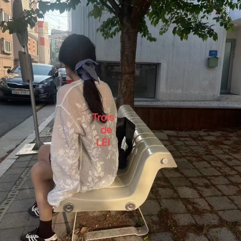 Trois de LEI 一秒变韩女 氛围感方形发圈