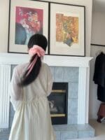 Trois de LEI 仙女蝴蝶结质感大肠发圈