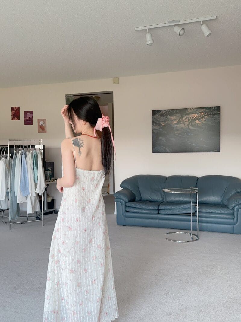 Trois de LEI 仙女蝴蝶结质感大肠发圈