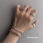 hey & momo 天然月光石手链