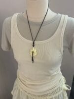 Love you so much 韩网爆款鸡蛋花重工项链