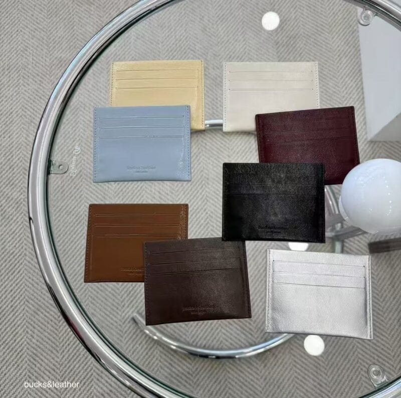 bucks & leather 北美超实用的100%牛皮小卡包 皮质很好